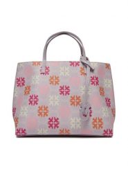 Pinko Torebka Carrie Shopper Classic PE 24 PLTT 102833 A1EM Fioletowy. Fioletowe shopper bag damskie Pinko, bez wzorów, ze skóry, bez dodatków. Za 1,459.00 zł.