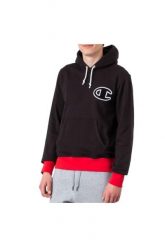 Bluza sportowa męska Champion z kapturem. Czarne bluzy z kapturem męskie CHAMPION, l, z bawełny. Za 146.49 zł.