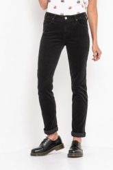 LEE ELLY DAMSKIE SPODNIE SZTRUKSOWE TAP SHOE L305LO38 112106096. Spodnie materiałowe damskie Lee, bez wzorów, z materiału. W wyprzedaży za 134.99 zł.