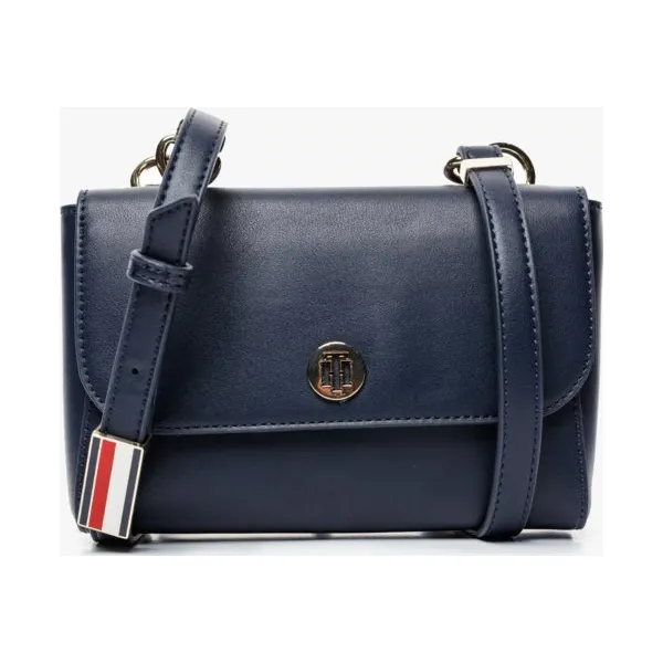 Tommy Hilfiger Torebka Smooth Crossover , granatowy, rozmiar ONE SIZE. Niebieskie torebki klasyczne damskie Tommy Hilfiger, bez wzorów, z materiału, bez dodatków. Za 549.99 zł.