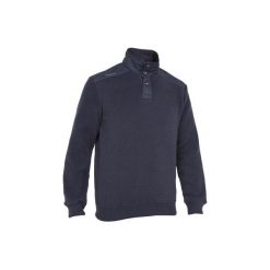 Sweter żeglarski SAILING 100 męski. Niebieskie swetry męskie TRIBORD, m, bez wzorów, z materiału, bez kołnierzyka. Za 79.99 zł.