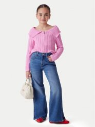 Guess Sukienka codzienna J6RK11 KAD74 Granatowy Regular Fit. Niebieskie sukienki dziewczęce Guess, z aplikacjami, z bawełny, bez ramiączek. Za 199.99 zł.