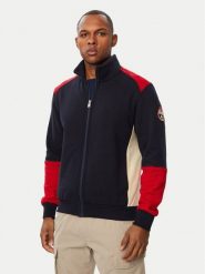 Napapijri Bluza B-Archive NP0A8AFN Granatowy Regular Fit. Niebieskie bluzy bez kaptura męskie Napapijri, m, z bawełny. Za 749.99 zł.