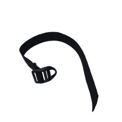 Pasek 34 cm x 2 cm do sakw rowerowych Rockrider ADVT 900. Czarne paski męskie ROCKRIDER, bez wzorów, z poliamidu. Za 24.99 zł.