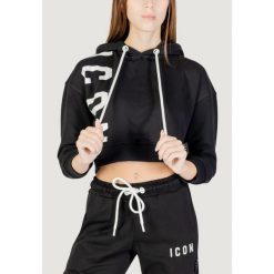 Bluza Kobieta ICON. Czarne bluzy bez kaptura damskie ICON. W wyprzedaży za 292.90 zł.