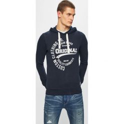 Tom Tailor Denim - Bluza. Czarne bluzy z kapturem męskie Tom Tailor Denim, m, z bawełny. W wyprzedaży za 79.90 zł.