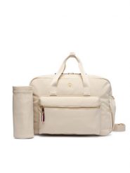 Tommy Hilfiger Torba do wózka KA0KA00026 Kremowy. Białe torebki klasyczne damskie Tommy Hilfiger, bez wzorów, z materiału, bez dodatków. Za 699.99 zł.