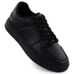 Buty sportowe damskie Big Star RR274A242 czarne. Czarne buty sportowe na co dzień damskie bez wzorów, z materiału. W wyprzedaży za 239.49 zł.