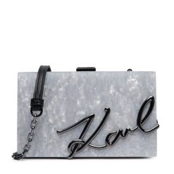 Torebka KARL LAGERFELD. Białe torebki klasyczne damskie Karl Lagerfeld, bez wzorów, bez dodatków. Za 849.99 zł.