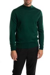 Takeshy Kurosawa Sweter | 83476 | Maglia Lupetto Calato Lana | Mężczyzna | Zielony. Zielone swetry męskie Takeshy Kurosawa, m, bez wzorów, z dzianiny, bez kołnierzyka. W wyprzedaży za 369.00 zł.