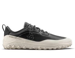 Buty męskie Vivobarefoot TRACKER LEATHER AT LOW MENS OBSIDIAN/WHITE (309534-04). Czarne buty trekkingowe męskie VIVOBAREFOOT, bez zapięcia, trekkingowe. Za 509.00 zł.