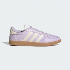 Buty Breaknet Sleek. Brązowe buty sportowe na co dzień damskie Adidas, bez wzorów, z gumy. Za 239.00 zł.