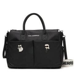 Torba do wózka Karl Lagerfeld Kids. Czarne torebki dziecięce Karl Lagerfeld Kids. Za 965.99 zł.
