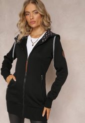 Czarna Bluza z Kapturem i Polarem Halimins. Czarne bluzy z kapturem damskie Renee, xs, z polaru. Za 59.99 zł.