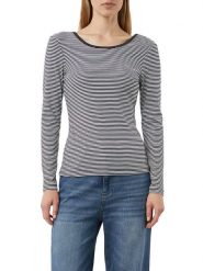 S.Oliver Koszulka w kolorze szaro-białym rozmiar: 42. Szare t-shirty damskie S.Oliver, s, bez wzorów, bez kołnierzyka. Za 77.95 zł.