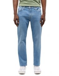 Męskie Spodnie Jeansowe Mustang Style Vegas Slim Denim Blue 1015119 5000 213. Niebieskie spodnie materiałowe męskie Mustang, bez wzorów, z denimu. Za 219.99 zł.