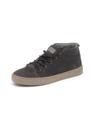 Natural world Skórzane botki w kolorze szarym rozmiar: 44. Szare buty zimowe męskie natural world, z wełny, bez zapięcia. Za 187.52 zł.