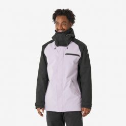 Second Life - Kurtka narciarska i snowboardowa męska Quechua... - Stan Doskonały. Czarne kurtki narciarskie i snowboardowe damskie DREAMSCAPE, l, bez wzorów, z materiału, bez kaptura, narciarskie. Za 152.99 zł.