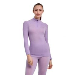 Koszulka damska Falke Wool-Tech. Brązowe t-shirty damskie Falke, l, bez wzorów, z dzianiny, bez kołnierzyka. Za 513.50 zł.