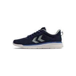Buty halowe Hummel Reach TR Breather MS2. Niebieskie buty sportowe na co dzień damskie HUMMEL, bez wzorów, do piłki ręcznej. Za 220.00 zł.
