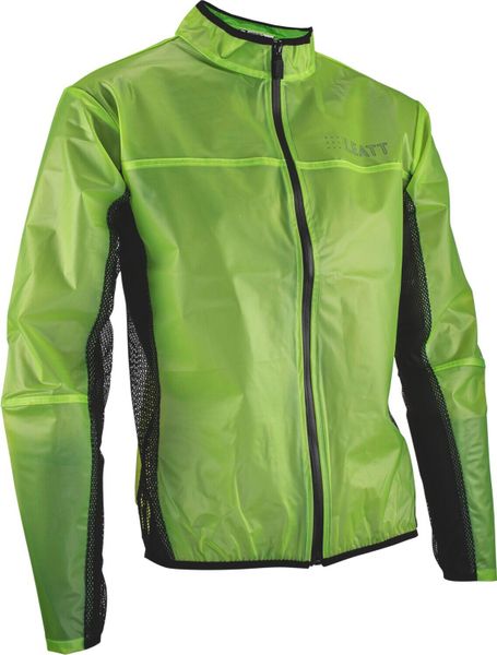 Kurtka rowerowa MTB męska Leatt RaceCover przeciwdeszczowa. Zielone kurtki treningowe męskie LEATT, l, bez wzorów, rowerowe. Za 199.00 zł.