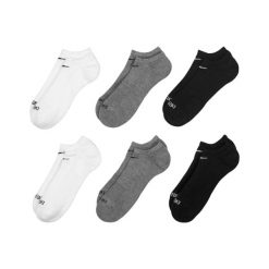 Amortyzowane Skarpety Codzienne Dla Dorosłych Unisex (zestaw 6 Sztuk). Białe skarpetki damskie Nike, bez wzorów. Za 143.99 zł.