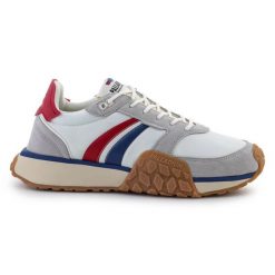 Buty Palladium Troop Runner Flame 74487-160-M białe. Białe buty sportowe na co dzień męskie z materiału, bez zapięcia. Za 681.40 zł.