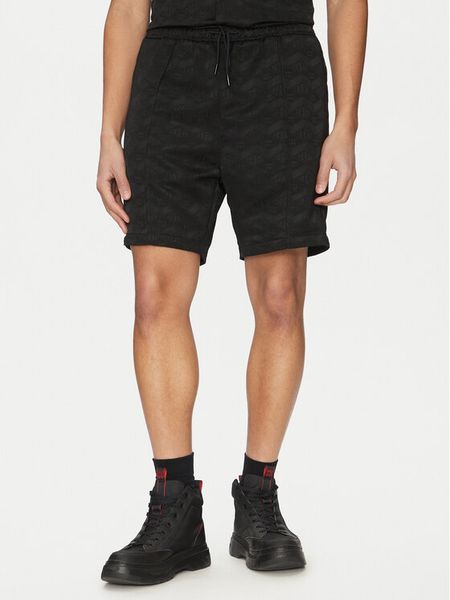 HUGO Szorty sportowe Ravis252 50534654 Czarny Relaxed Fit. Czarne szorty męskie Hugo, bez wzorów, z syntetyku, sportowe. Za 319.99 zł.