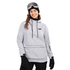 Kurtka narciarsko-snowboardowa damska W3-W Lhotse. Szare kurtki damskie SIROKO, xl, bez wzorów, z softshellu, bez kaptura, narciarskie. W wyprzedaży za 297.00 zł.