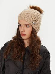 Eisbär Czapka Afra Lux 80111 156 Szary. Szare czapki zimowe damskie Eisbar, z materiału. Za 219.99 zł.