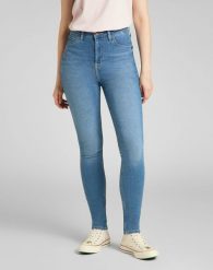 LEE IVY DAMSKIE SPODNIE JEANSOWE LIGHT DARYL L32EPQQP 112139918. Spodnie materiałowe damskie Lee, bez wzorów, z jeansu. Za 199.99 zł.