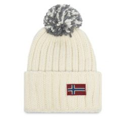 Czapka Napapijri. Brązowe czapki zimowe damskie Napapijri. Za 219.99 zł.