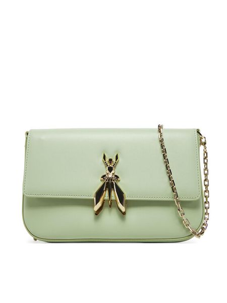 Patrizia Pepe Torebka 8B0229/L061 Zielony. Zielone torebki klasyczne damskie Patrizia Pepe, bez wzorów, ze skóry, bez dodatków. Za 699.99 zł.