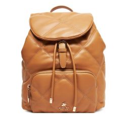 Plecak Beverly Hills Polo Club. Brązowe plecaki damskie Beverly Hills Polo Club, bez wzorów. Za 279.99 zł.