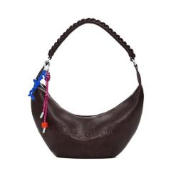Torebka Desigual. Brązowe torebki klasyczne damskie Desigual, bez wzorów, bez dodatków. Za 219.99 zł.