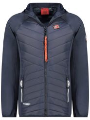 Geographical Norway Kurtka przejściowa "Trollo" w kolorze granatowym rozmiar: XXL. Niebieskie kurtki męskie Geographical Norway, xxl, bez wzorów, bez kaptura. Za 143.90 zł.