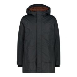 Parka z kapturem CMP. Brązowe parki męskie CMP, na zimę, m, bez wzorów. Za 596.05 zł.