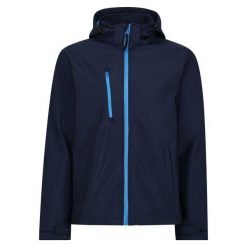 Softshell Z Kapturem Męski Venturer. Niebieskie kurtki softshell damskie Regatta, m, bez wzorów, z materiału, z kapturem. Za 189.99 zł.