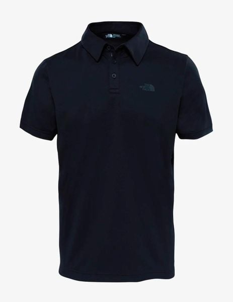 Koszulka turystyczna męska The North Face M Tanken Polo. Czarne koszulki polo męskie The North Face, l, bez wzorów, z bawełny, bez ramiączek. Za 162.00 zł.