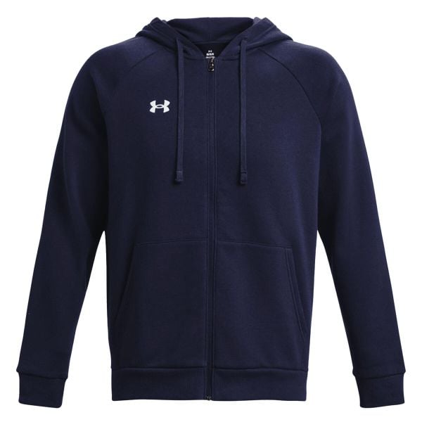 Męska Bluza Sportstyle Rival Fleece Z Pełnym Zamkiem Błyskawicznym. Niebieskie bluzy bez kaptura męskie Under Armour, m. Za 439.99 zł.