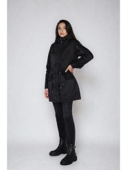 Steve Madden Parka w kolorze czarnym rozmiar: XL. Czarne parki damskie Steve Madden, xl, bez wzorów. Za 173.99 zł.