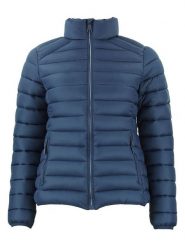 Peak Mountain Kurtka pikowana "Ami" w kolorze granatowym rozmiar: M. Niebieskie kurtki damskie Peak Mountain, m, bez wzorów, bez kaptura. Za 217.99 zł.