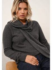 Perfect Cashmere Kaszmirowy szal "Spencer" w kolorze antracytowym - 200 x 30 cm rozmiar: onesize. Czarne szaliki i kominy damskie Perfect Cashmere, bez wzorów, z kaszmiru. Za 292.20 zł.