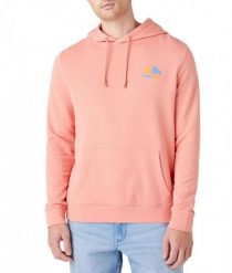 WRANGLER RAINBOW HOODIE MĘSKA BLUZA Z KAPTUREM LOGO SPICED CORAL W6H8HAX6Y 112146206. Bluzy z kapturem męskie Wrangler, m. Za 139.99 zł.
