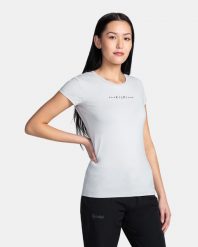 Damska koszulka funkcyjna Kilpi LISMAIN-W. Szare t-shirty damskie Kilpi, bez wzorów, z materiału, bez kołnierzyka. Za 112.21 zł.