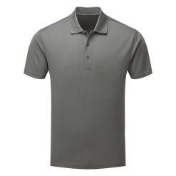 Męska Koszulka Polo Barwiona Przędzą. Szare koszulki polo męskie PREMIER, l, bez wzorów, z materiału, bez ramiączek. Za 81.99 zł.