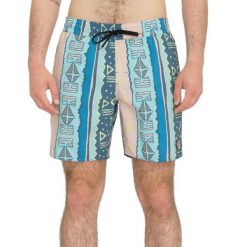 Spodenki kąpielowe męskie Volcom Lido Print. Czarne kąpielówki męskie Volcom, m, bez wzorów, z elastanu. Za 186.00 zł.