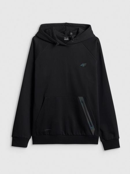 4F Bluza dresowa regular z kapturem męska - czarna XL. Czarne bluzy z kapturem męskie 4f, m, z dresówki. Za 249.99 zł.