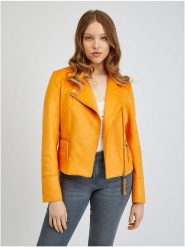 Orsay Kurtka przejściowa w kolorze pomarańczowym rozmiar: 38. Pomarańczowe kurtki damskie ORSAY, bez wzorów, bez kaptura. Za 102.95 zł.