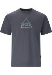 T-shirt SOS Kvitfjell V2. Fioletowe t-shirty męskie SOS, xl, bez wzorów, z bawełny, bez kołnierzyka. Za 156.50 zł.